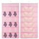 thumbnail image 1 of Organizador Colgante Uxcell, Bolsa de Almacenamiento para Sujetadores, Estantes de Almacenamiento Doble Cara para Ropa Interior y Calcetines, Rosa (6+6 Bolsillos), 1 of 7