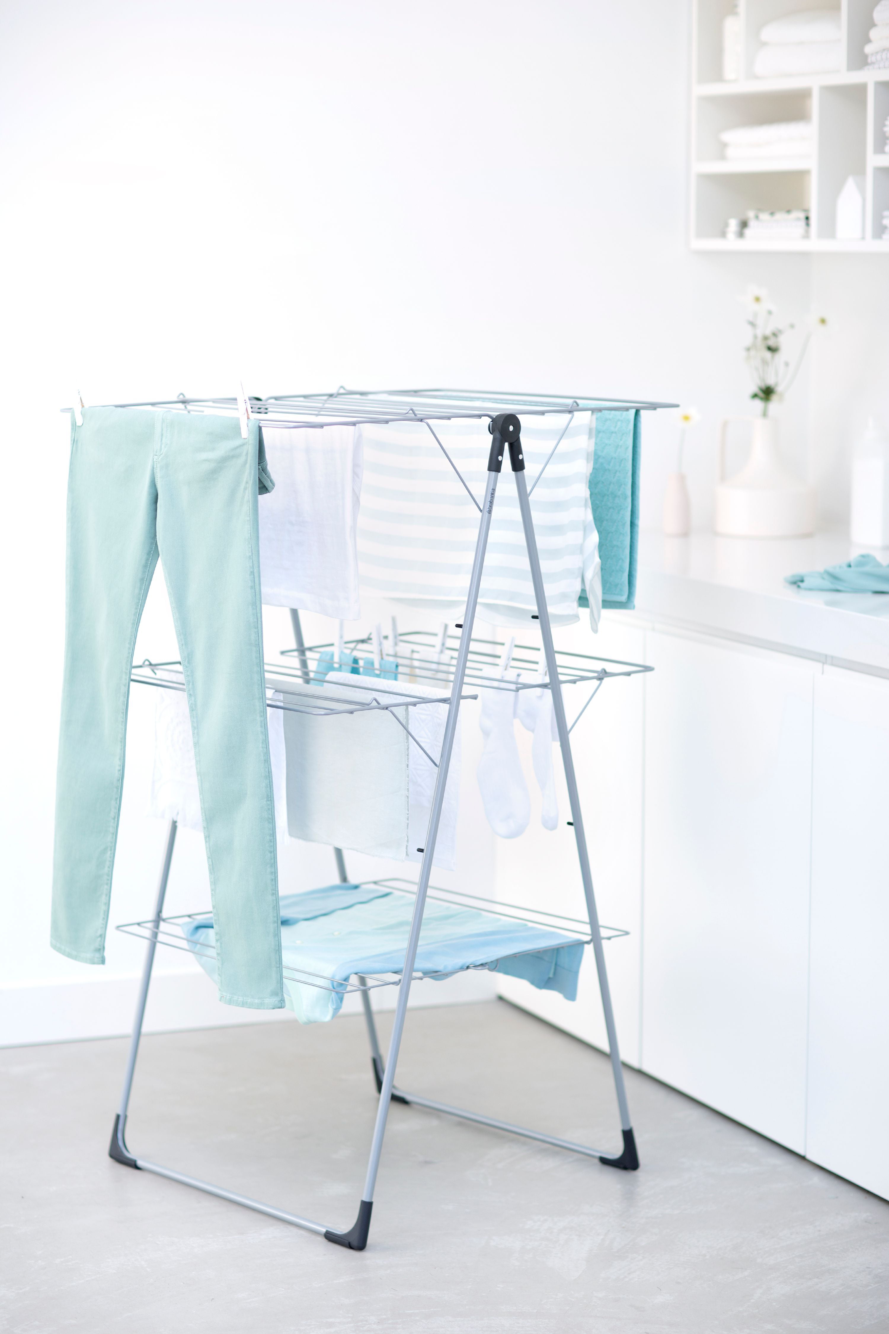Brabantia Tower Clothes Drying Rack with Wings, Grey on Food52
