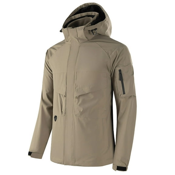 AOOCHASLIY Women's Winter Coat Clothes Mountaineering Set, Male and Female Three In One Detachable Fleece Jacket Set, Winter Phantom Black Couple