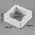 thumbnail image 3 of Justharion 2 Pcs Entretoise Double pour Installation Facile et Solution Gain de Place Entretoise Simple 1 30mm, 3 of 6