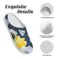 thumbnail image 5 of Kdxio Astronaut And Space Women's Men's Slippers Plush Slip-On House Slipper for Winter Indoor Soft Cushion Non-slip Fluffy Slides Slippers-46/47, 5 of 7