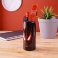 thumbnail image 6 of Zak Designs 25oz Durable Plastic Jubilation Water Bottle with Leak Proof Spout Cover, Straw, Push Button Lid, Flip Up Lock, and Built-in Carry Handle, Spiderman, 6 of 7