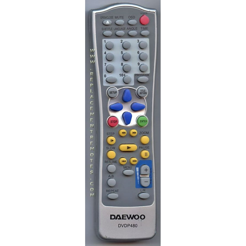 DAEWOO DVDP480 (p/n: DVDP480) DVD Player Remote Control (refurbished