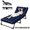 blue, variant on SERABETTO Camping Cots ,Outdoor Folding Sleeping Cot/Mat,Folding Chaise Lounge Chair with Pillow (Blue)
