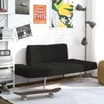 thumbnail image 4 of DHP Euro Futon with Magazine Storage, Black, 4 of 10