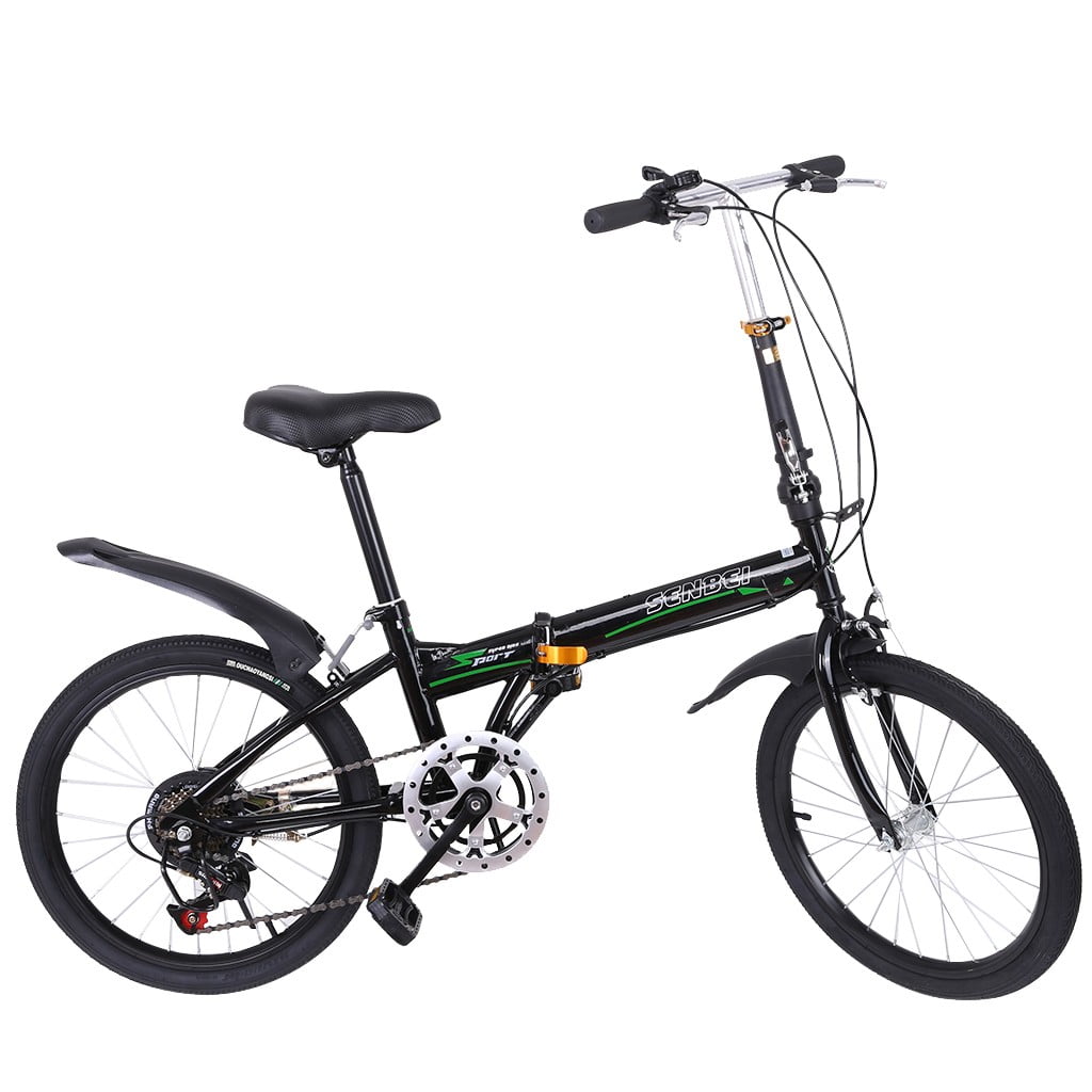 20in 7-speed City Folding Compact Suspension Bike City Urdan Commuters Leisure