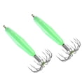 thumbnail image 3 of Simulation Sleeve-fish Luminous Jigs Wood Shrimp Lures Fishing Tackle Squid Hook Octopus Bait 25G, 3 of 7
