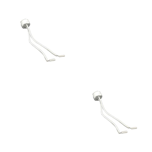 Inteprter Enchufe de conector de cable para bombilla de luz LED halógena MR16 MR11 15.00*1.80*0.20 cm 2piezas