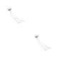 thumbnail image 3 of Naiovety Lamp Base Socket Connector 250V Voltage Set Parts Heat-resistance Easy-Installation Household Holders Hotel Home Adapter 15.00*1.80*0.20 cm 2Conjunto, 3 of 6
