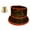 Golden background re, variant on Wide Brims Flashing LED Hat Unisex Party Accessory For Women Men Hiphop Dancing