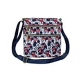 thumbnail image 1 of Bolso bandolera Loungefly de nailon con diseño de Mickey y Minnie Mouse, 1 of 9