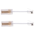 thumbnail image 3 of Toyvian 2Pcs White Telephone Cord Detanglers with 360 Degree Rotating Swivel Adapter for Landline, 3 of 6