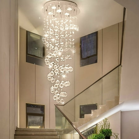 

Crystal Luxury Spiral Chandelier LED Ceiling Lamp Raindrop Modern Pendant Light 5LED Hanging Ceiling Lamp Luxury Crystal Spiral Raindrop Chandelier Lighting Modern Luxury Spiral Raindrop Ceiling Light