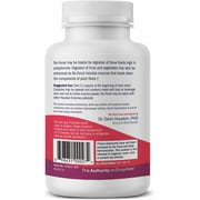 Houston Enzymes No-Fenol Polyphenol Digestive Health Enzyme Supplement - Enhances Breakdown of Fruits & Vegetable Fiber - 90 Capsules