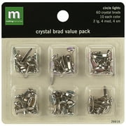 Crystal Brads Value Pack 60/pkg-lights R