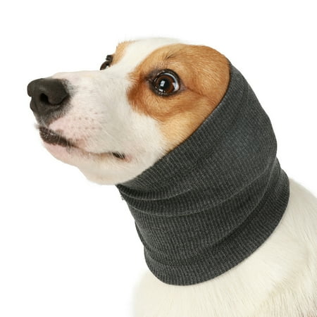 

Dog Snood Neck Warmer Earmuffs For Noise Grooming Anxiety Calming Ear Cover