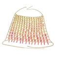 thumbnail image 3 of Cadena del cuerpo de Bralette Yuyangstore Halter Ajustable Lentejuelas, 3 of 7
