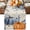 Beige, variant on Orange Blue Pumpkin Fall Table Runner 36 Inches Long, Rustic Maple Leaf Thanksgiving Table Runners Dresser Scarf, Kitchen Dining Tables Decoration for Holiday Party Wedding Home Decor, 13"x36"