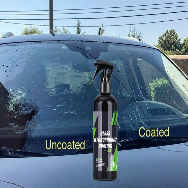 Headlight Restoration Kit with Hydrophobic Coating - 3 Month Waterproof Protection for Clear Night Driving