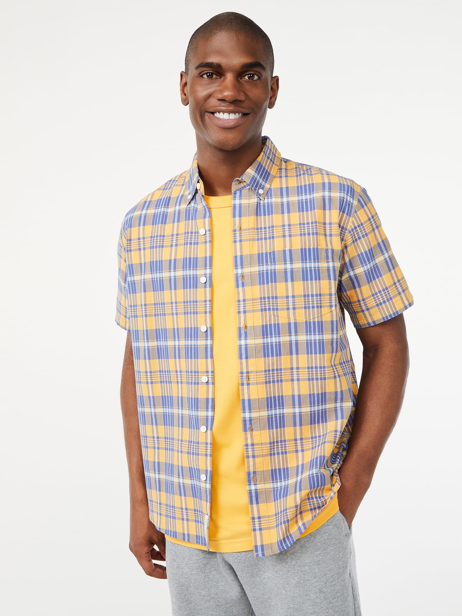 Madras Button Down Shirt 