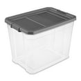 thumbnail image 2 of Sterilite 108 Qt Clear Stacker Storage Container w/ Latching Lid, 16 Pack, 2 of 12