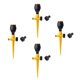 thumbnail image 3 of 4 aspersores giratorios para jardín, herramientas de riego con giro de 360 ​​grados. Amarillo, 3 of 9
