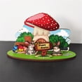 thumbnail image 1 of Easter Rabbit Bunny Desktop Decoration Ornament Wooden Painting Bunny Easter Holiday Table Decoration, 1 of 4