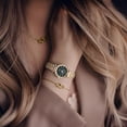 thumbnail image 4 of Jessica Simpson Diamond Collection Women Watch, Classic Quartz, Metal Band, Round Faceted Crystal Face, Elegant Dress Watch for Women, 4 of 7