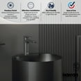thumbnail image 6 of Karran Usa Kbf510 Venda 1.2 GPM Single Hole Bathroom Faucet - Gunmetal Grey, 6 of 7