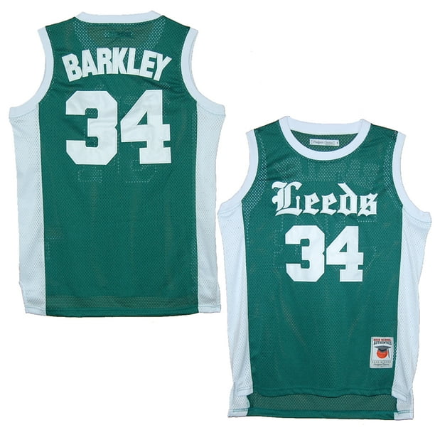 Leeds Green Wave Charles Barkley Green High School Jersey (L)