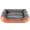 Orange, variant on Merkaren Luxe Cuddler Mattress Edition Dog Bed, Small, Medium, Large, Up to 80lbs