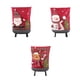thumbnail image 5 of Kearding Bonita funda navideña para silla de comedor, ropa de cocina, muñecas 3D, Papá Noel, alce, Antimacassar, funda para fiesta, Bar, Alce, 5 of 6