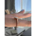 thumbnail image 3 of ESTE ORIGIN Curved Lab-Grown Wedding Ring – 0.37Ct Pear & Round Accent Stones, Stackable Band in 18K White Gold for Women, 3 of 7