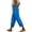 06#Sky Blue, variant on Flowy Pants for Women Casual High Waisted Wide Leg Loose Pant Plus Size Drawstring Split Hem Business Trousers with Pockets