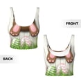 thumbnail image 5 of Picia Brown Bunny Sports Bra for Women,Padded Strappy Sports Bras Medium Support Yoga Bra with Removable Cups,Running Yoga Bra-XX-Large, 5 of 9