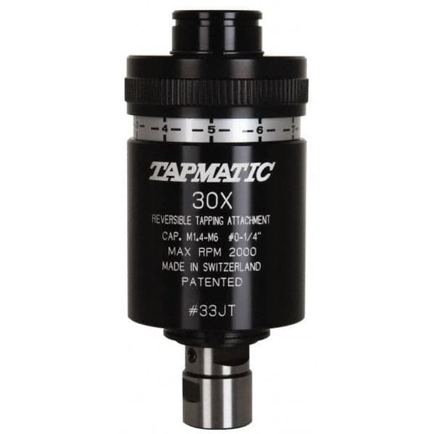 Tapmatic Model 30X, No. 0 Min Tap Capacity, 1/4" Max Mild Steel Tap