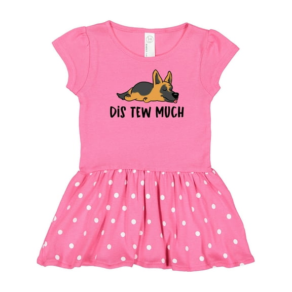 Inktastic Napping Dis Tew Much German Shepherd Gift Baby Girl Dress