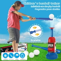 Staron Automatic Baseball Launcher Tee Set, Sports Training Toy for Kids 3  Years Old, Indoor Outdoor Batting Practice