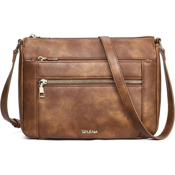 Crossbody Bags for Women, Leather Cross body Purse Shoulder Bag With Adjustable Strap