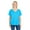 TURQUOISE FLECK, variant on Threadfast Apparel Ladies' Triblend Fleck Short-Sleeve V-Neck T-Shirt - 203FV
