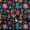 Dark Peach, variant on oneOone Polyester Spandex Blue Fabric Kids Sewing Material Print Fabric By The Yard 56 Inch Wide