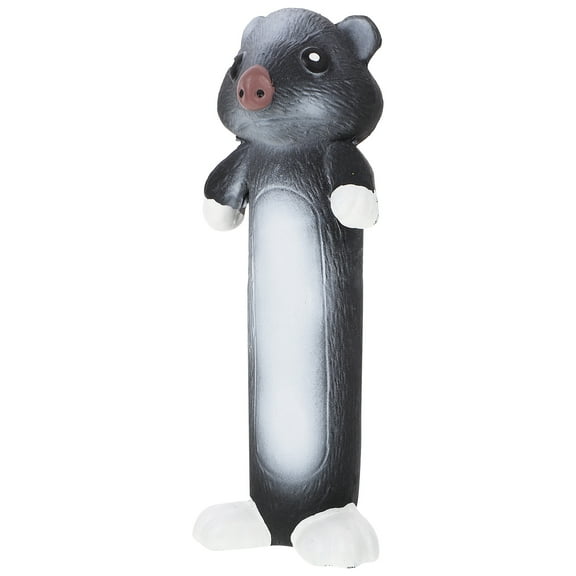 LOLIPPYY Dog Grinding Toy Latex Dog Squeaky Toy Black with Squeaky Sound for Playtime 1Set