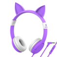 thumbnail image 1 of Auriculares iClever HS01 Food Grade Kids con micrófono, color morado, 1 of 7