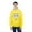 Yellow, spongebob, variant on SpongeBob SquarePants Big Boys Fleece Pullover Hoodie Toddler to Big Kid
