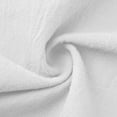 thumbnail image 6 of ClodeEU Women's Ruffle Collar Long Sleeve Linen Blend Shirt,Solid Color Casual Blouse White,Womens Plus L, 6 of 6
