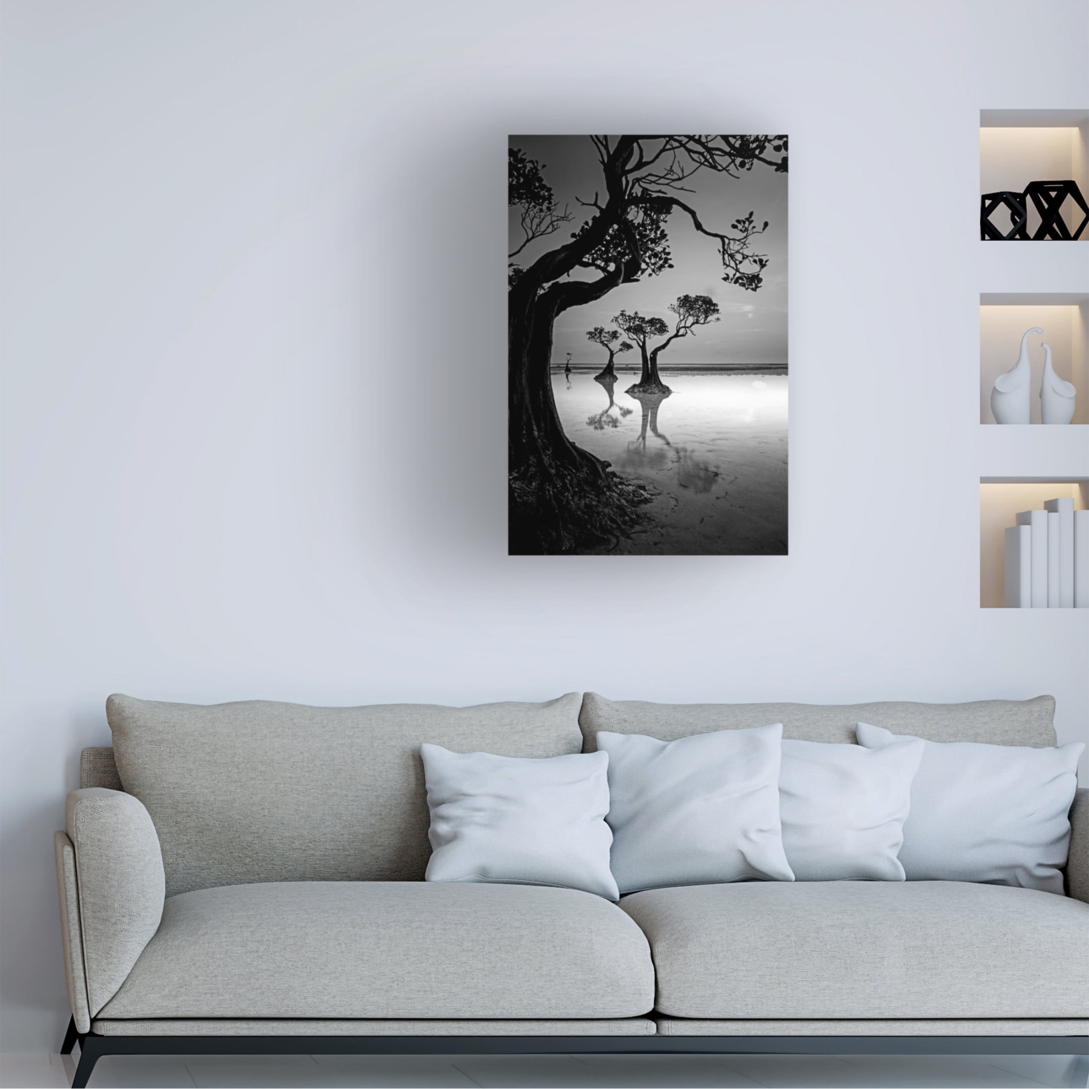 Canvas Wall Art - Angela Muliani Hartojo 'Framing' Wall Art for Living Room, Bedroom, or Office Décor by Trademark Fine Art - 22 x 32 Inches