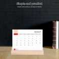 thumbnail image 6 of Desk Calendar Stand Desk Calendar Base 15.00X3.50X0.60CM Beige, 6 of 7