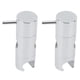 thumbnail image 2 of Soporte ajustador para cabezal de ducha de baño, cromado, 2 uds., 2 of 8