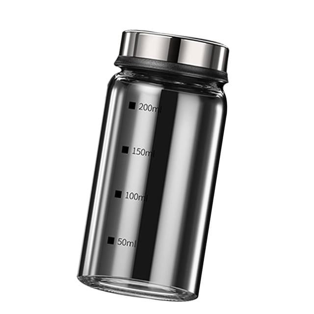 Dispensador de condimentos para cocina, sin derrames, con control de acero inoxidable Medio