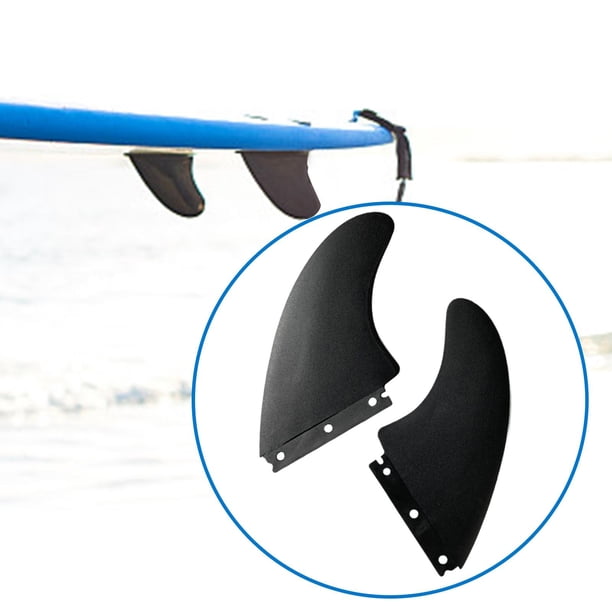 2x aletas de tabla de surf, repuesto de distribuidor de agua de timón de cola de tabla de Surf para deportes acuáticos de bote, accesorios de tabla de Cola cola de tabla de surf